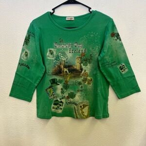 Cactus Green Ireland Long Sleeve Tee